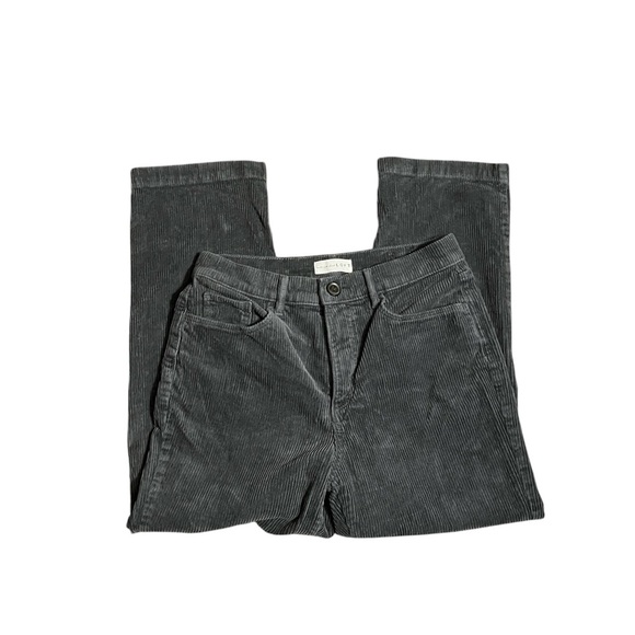 LOFT ‘ Made and Loved ‘ Charcoal Stretch Corduroy Pants Size 29/8 - Picture 5 of 5